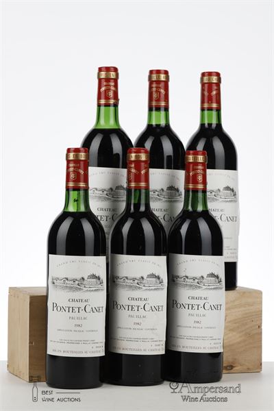 PONTET CANET 1982 - Mc - 6 Bottles