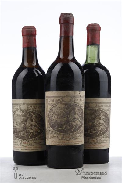 CADET PIOLA 1953 - M. Jabiol - 3 Bottles