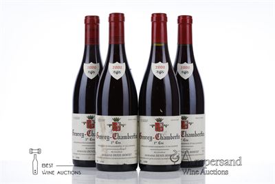 GEVREY CHAMBERTIN 1 ER CRU 2000 - Denis Mortet - 4 Bottles