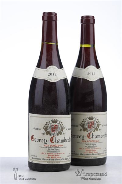 GEVREY CHAMBERTIN AUX ECHEZEAUX 2012 - Philippe Jouan - 2 Bottles