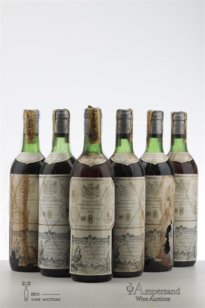 RIOJA RESERVA MARQUES DE RISCAL 1968 - Marques de Riscal - 6 Bottles
