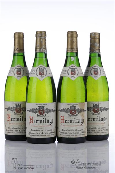 HERMITAGE BLANC 1992 - Jean Louis Chave - 4 Bottles