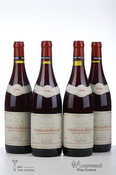 CHOREY LES BEAUNE 1996 - Moillard - 4 Bottles