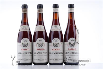 BAROLO GRANBUSSIA BRICCO COLONNELLO 1974 - Aldo Conterno - 4 Bottles