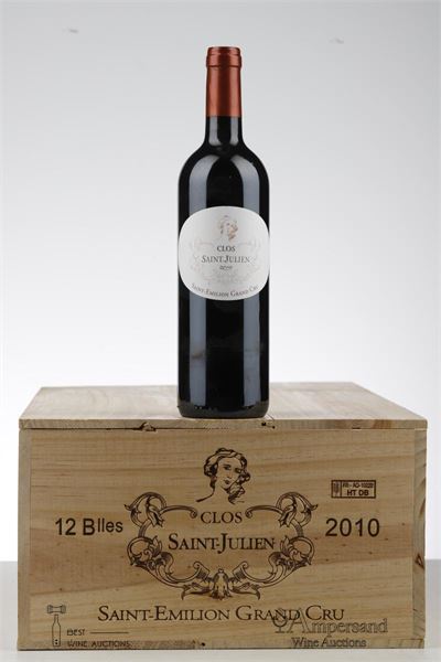 CLOS ST JULIEN 2010 - Mc - 10 Bottles - Owc 12