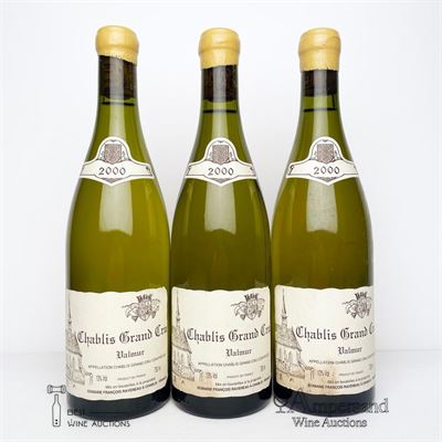 CHABLIS VALMUR 2000 - Francois Raveneau - 3 Bottles