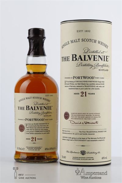 BALVENIE 21 Y PORT WOOD FINISHED  - Alc 40% 1 Bottle