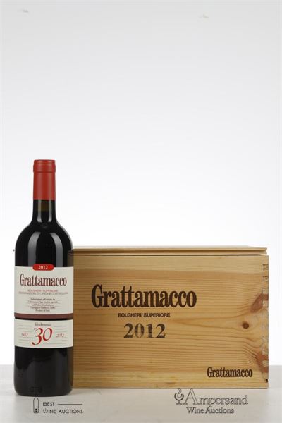 GRATTAMACCO BOLGHERI SUPERIORE 2012 - Collemassari - 5 Bottles - Owc 6