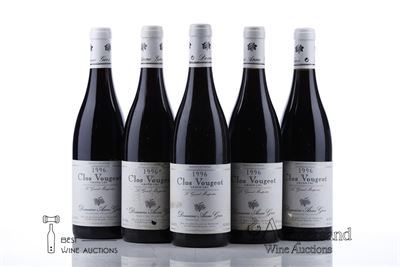CLOS VOUGEOT LE GRAND MAUPERTUI 1996 - Anne Gros - 5 Bottles