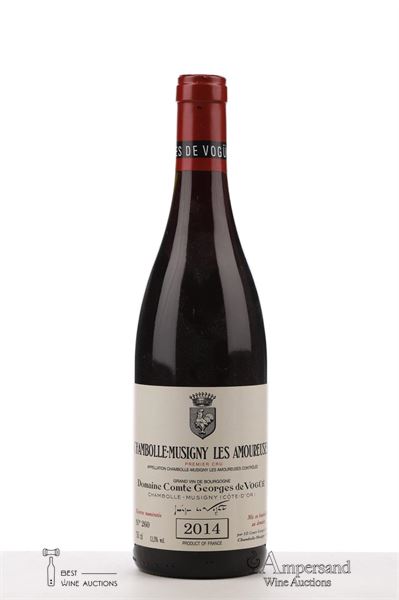 CHAMBOLLE MUSIGNY LES AMOUREUSES 2014 - Comte de Vogue - 1 Bottle