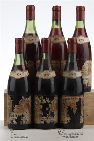 ALOXE CORTON 1979 - Domaine des Hautes Chapelles - 6 Bottles