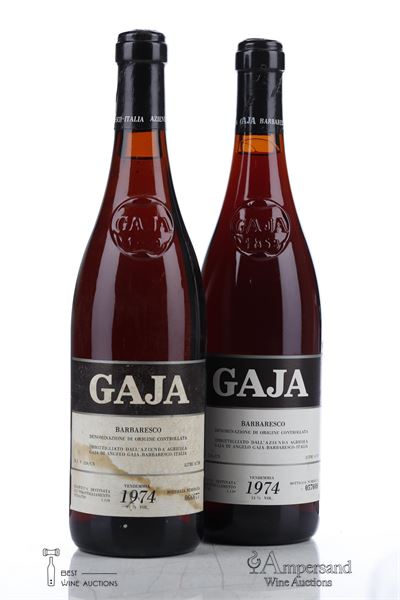 BARBARESCO 1974 - Gaja - 2 Bottles