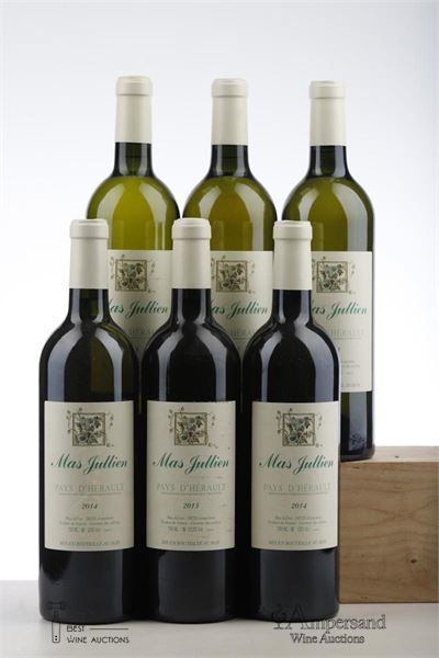 MAS JULLIEN BLANC 3*2013 + 3*2014   - Mas Jullien - 6 Bottles