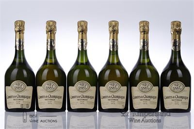 TAITTINGER COMTES DE CHAMPAGNE 1976 - Taittinger - 6 Bottles - Oc 6