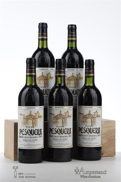 PESQUERA JANUS GRAN RESERVA 1991 - Bodegas Alejandro Fernandez  - 5 Bottles