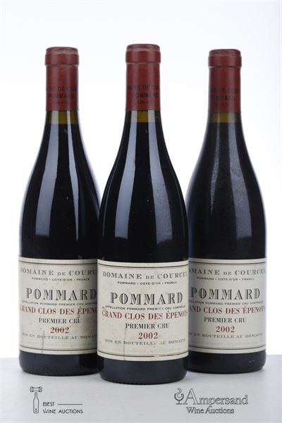 POMMARD GRAND CLOS DES EPENOTS 2002 - Domaine de Courcel - 3 Bottles