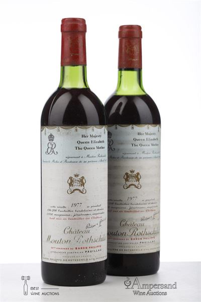 MOUTON ROTHSCHILD 1977 - Mc - 2 Bottles
