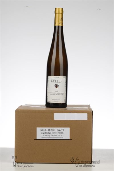 RIESLING WESTHOFEN KIRCHSPIEL KABINETT 2021 - Keller - 6 Bottles - Oc 6