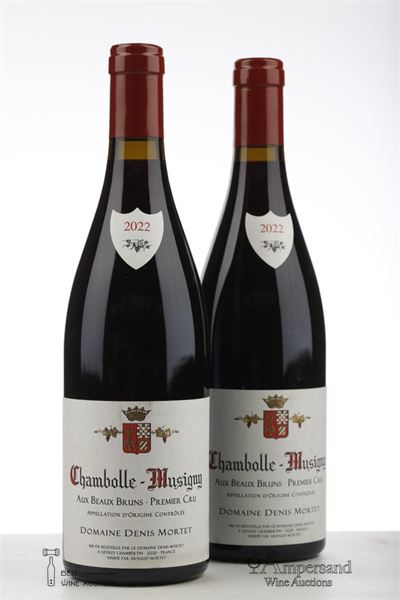 CHAMBOLLE MUSIGNY AUX BEAUX BRUNS 2022 - Denis Mortet - 2 Bottles