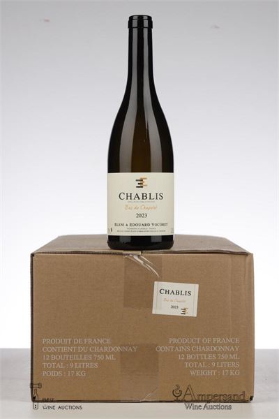 CHABLIS LE BAS DE CHAPELOT 2023 - Eleni et Edouard Vocoret - 12 Bottles - Oc 12