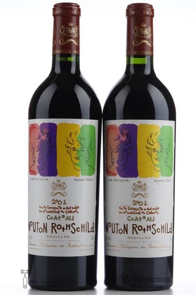 MOUTON ROTHSCHILD 2001 - 2 Bottles