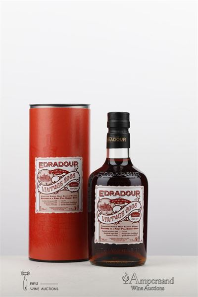 EDRADOUR SINGLE MALT 2008 - Edradour - 57,9 ABV - Distilled in 2008 - Bottled in 2018 - Outturn: 515 bottles - Matured sherry butt - 1 Bottle - Oc 1