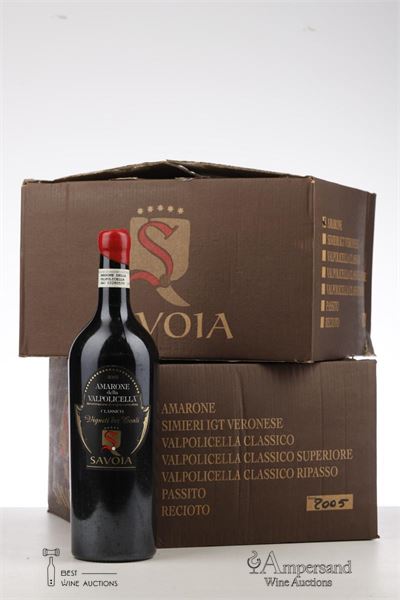 AMARONE DELLA VALPOLICELLA CLASSICO VIGNETI DEI COALI 2005 - Savoia - 12 Bottles - Oc 6