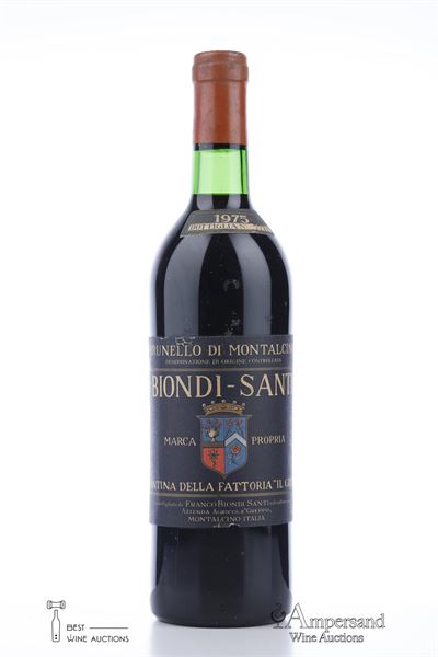BRUNELLO DI MONTALCINO 1975 - Biondi Santi - 1 Bottle
