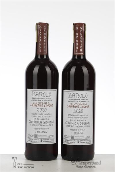 BAROLO DEL COMUNE GRINZANE CAVOUR 2020 - Canonica - 2 Bottles
