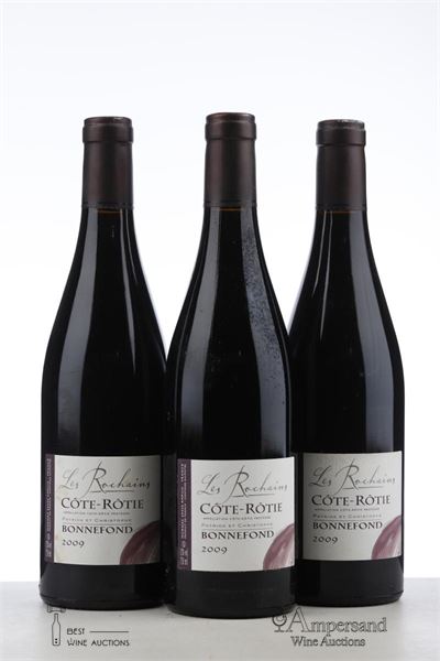 COTE ROTIE LES ROCHAINS 2009 - Patrick et Christophe Bonnefond - 3 Bottles