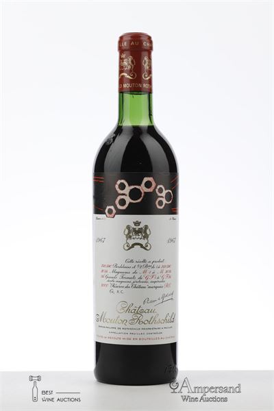MOUTON ROTHSCHILD 1967 - Mc - 1 Bottle