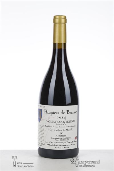 HOSPICES DE BEAUNE VOLNAY SANTENOTS CUVEE JEHAN DE MASSOL 2014 - Francis Lechauve - 1 Bottle