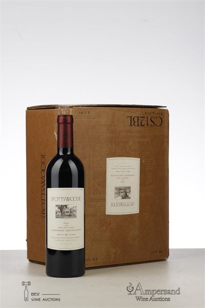 SPOTTSWOODE FAMILY ESTATE GROWN CABERNET SAUVIGNON 2012 - Spottswood - 6 Bottles - Oc 6