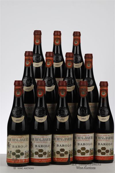 BAROLO 1957 - Marchesi di Barolo - 12 Bottles