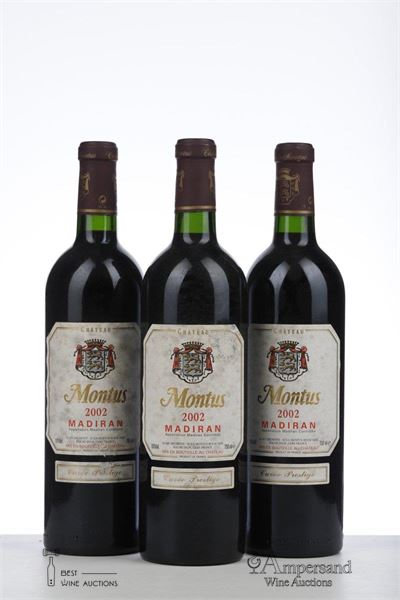 MONTUS CUVEE PRESTIGE 2002 - Mc - 3 Bottles