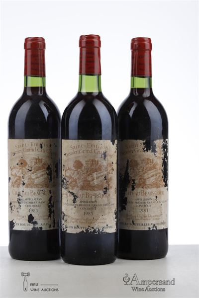 BEAUSEJOUR DUFFAU LAGARROSSE 1983 - Mc - 3 Bottles