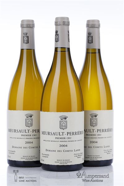 MEURSAULT PERRIERES 2004 - Comtes Lafon - 3 Bottles