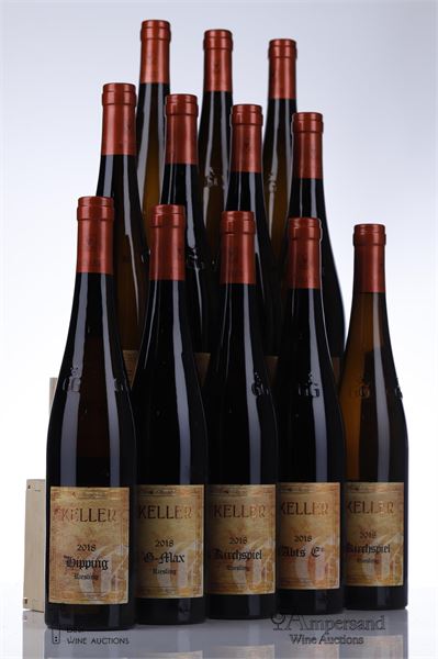 ASSORTIMENT KELLER VON DEN GROSSEN LAGEN 2018 - Keller - 12 Bottles - Owc 12