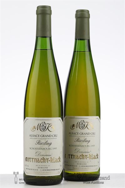 RIESLING SCHOENENBOURG 1995 - Domaine Mittnacht Klack - 2 Bottles