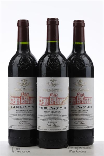VEGA SICILIA VALBUENA 5 2010 - Vega Sicilia - 3 Bottles