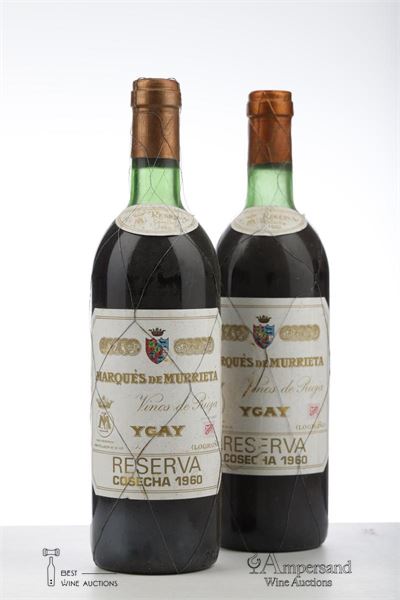 YGAY RESERVA 1960 - Marques de Murrieta - 2 Bottles