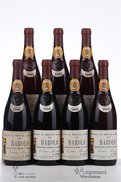 BAROLO 1968 - Bartolo Mascarello - 7 Bottles