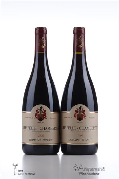 CHAPELLE CHAMBERTIN Ponsot 1996 - 2 Bottles