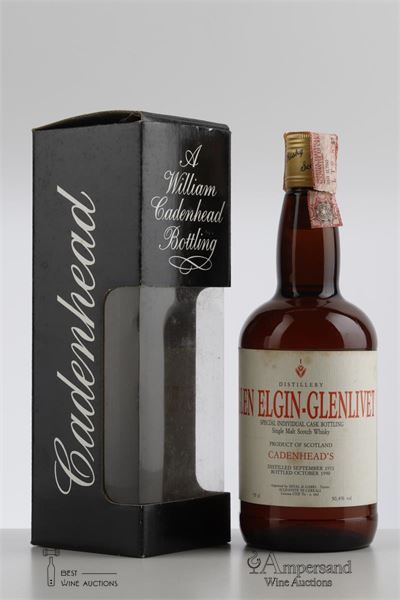 1971 GLEN ELGIN GLENLIVET BOTTLED 1990 - Cadenhead - Alc 50,4% - 1 Bottle - Oc 1