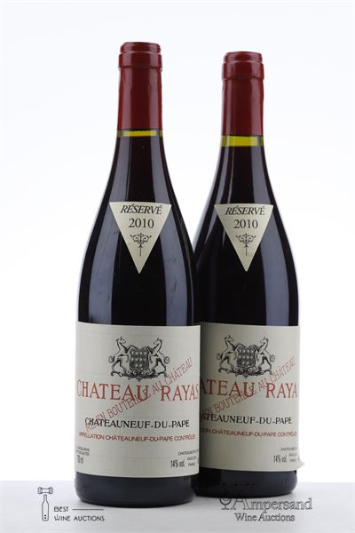 CHATEAUNEUF DU PAPE RAYAS 2010 - Reynaud - 2 Bottles