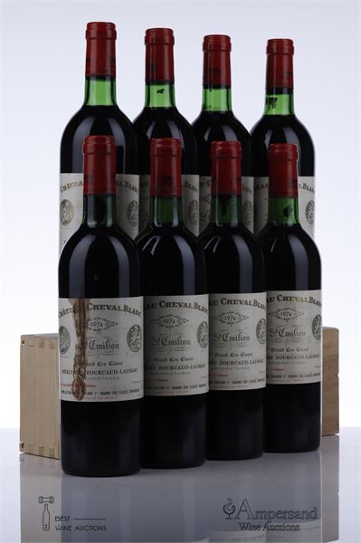 CHEVAL BLANC 1974 - 8 Bottles