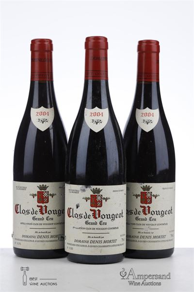 CLOS VOUGEOT 2004 - Denis Mortet - 3 Bottles