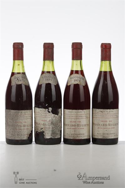 POMMARD RUGIENS 1973 - Paul Richardon - 4 Bottles