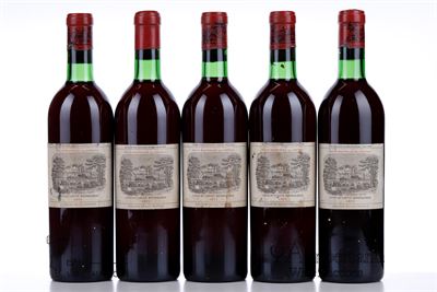 LAFITE ROTHSCHILD 1971 - 5 Bottles