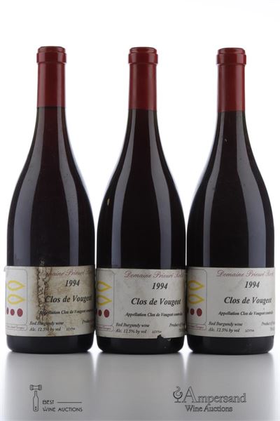 CLOS VOUGEOT Prieure Roch 1994 - 3 Bottles